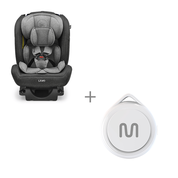 Kit Cadeirinha Infantil para carro 0-36Kg Litet All Stages + Rastreador MTag BB452K